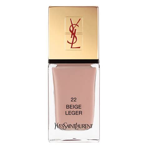 beige leger yves saint laurent|YSL Beige Leger (22) La Laque Couture Nail Lacquer Product Info.